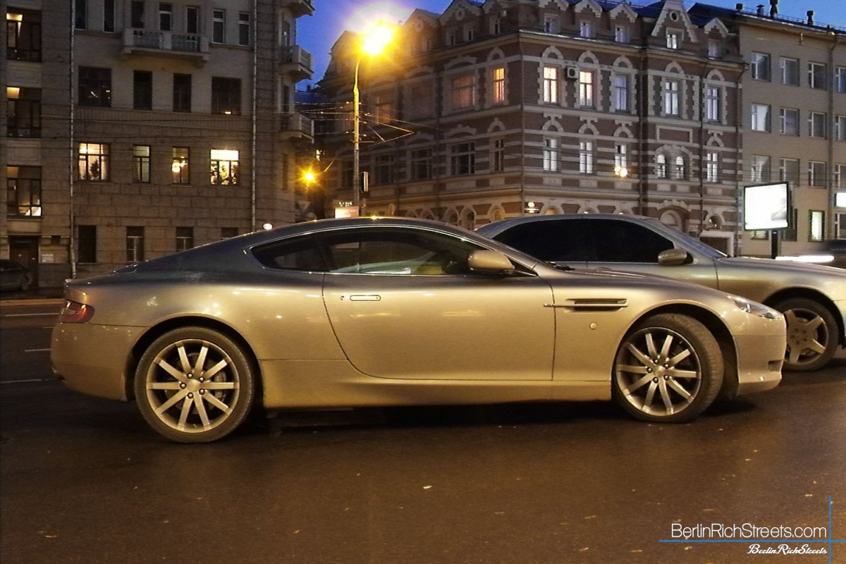 Aston Martin DB9 spotted in Moscow — BerlinRichStreets